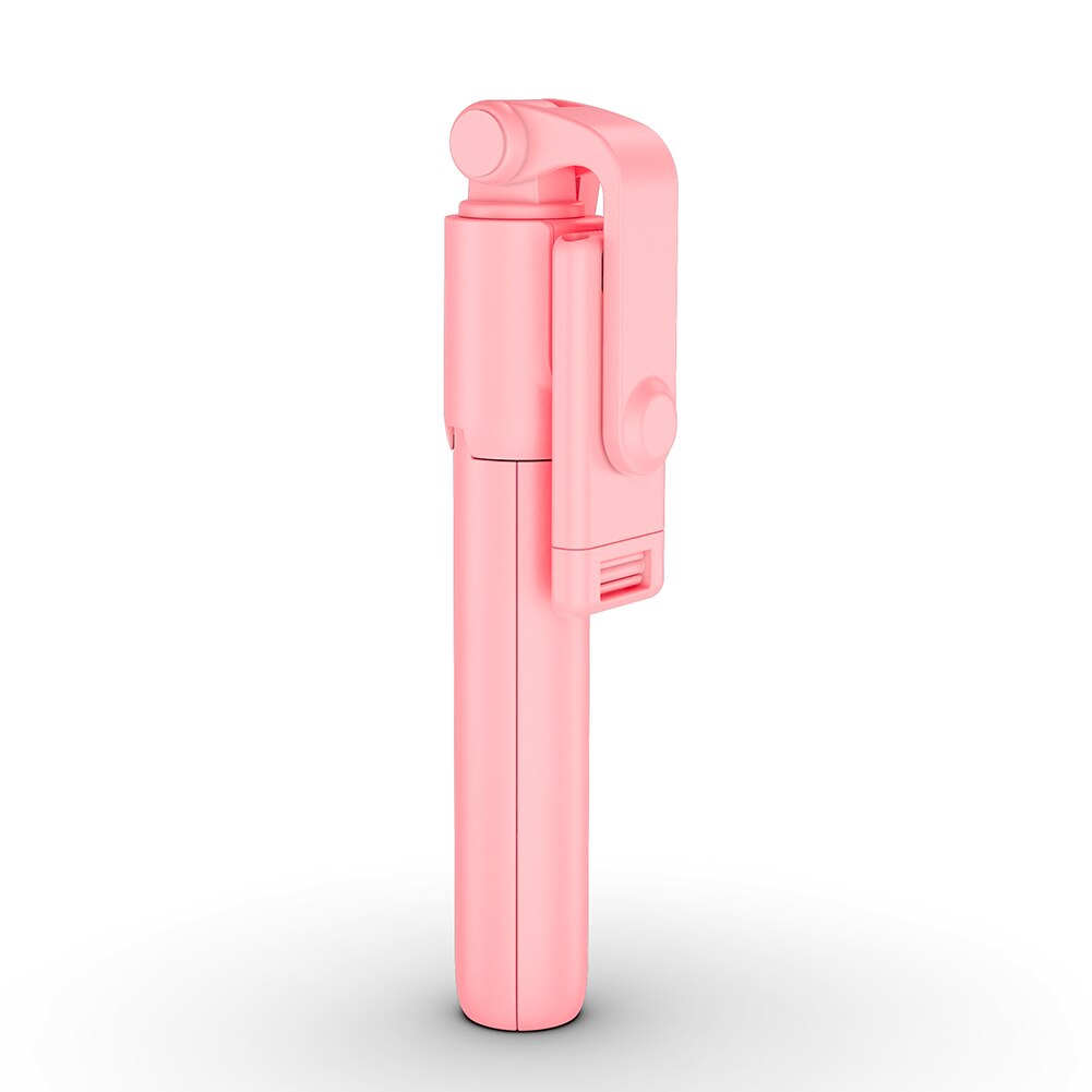 Kabelloser selfie-stick mit  r1 funktionen, handy-stativ, fernauslöser, ausziehbarer monopod-stativstabilisator für smartphones: Rosa