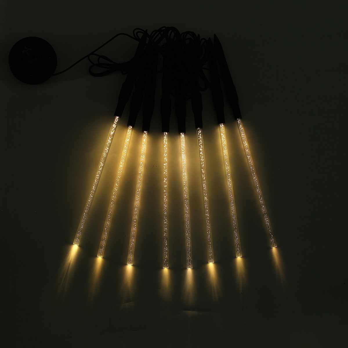 Solar Tube Lights Acrylic Bubble LED Solar Light For Christmas Lights Outdoor Landscape Garden Decoration Solar Lamp Set: Warm White