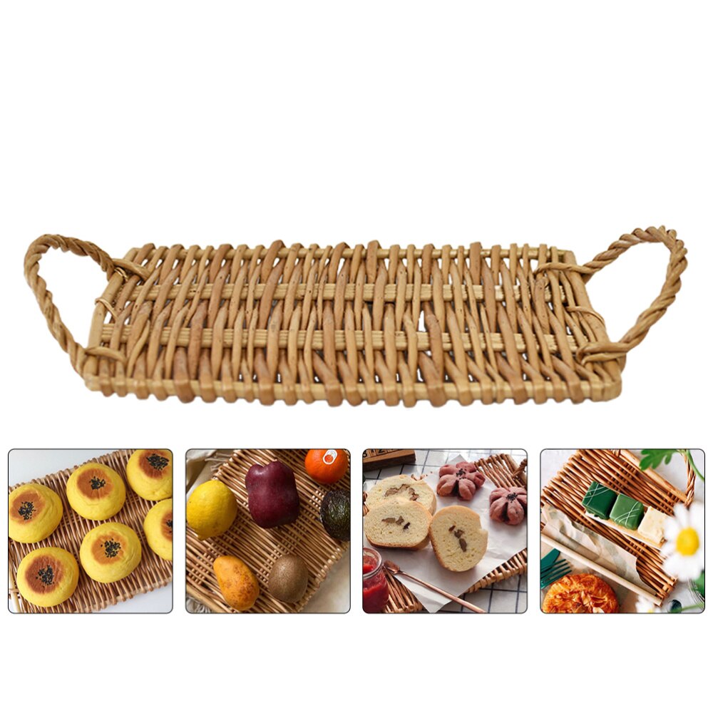 1pc Unique Food Service Tray Multipurpose Practical Food Tray Food Plate