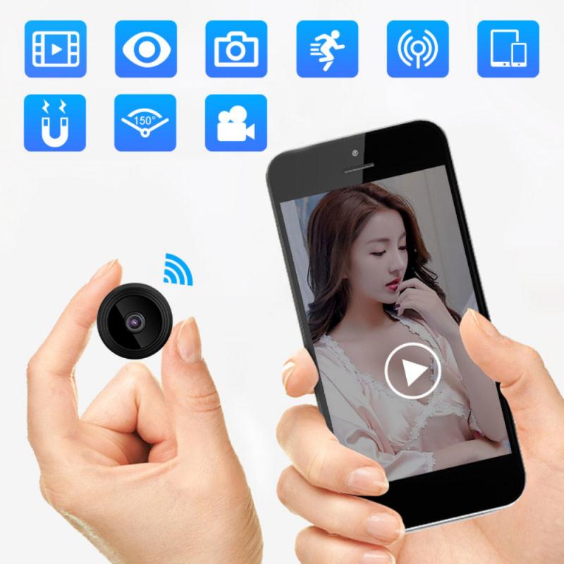 A9 Versie Wifi Mini P2P Camera Met Batterij 1080P Nachtzicht Bewegingsdetectie Draadloze Ip Cam Met Afstandsbediening smart Home
