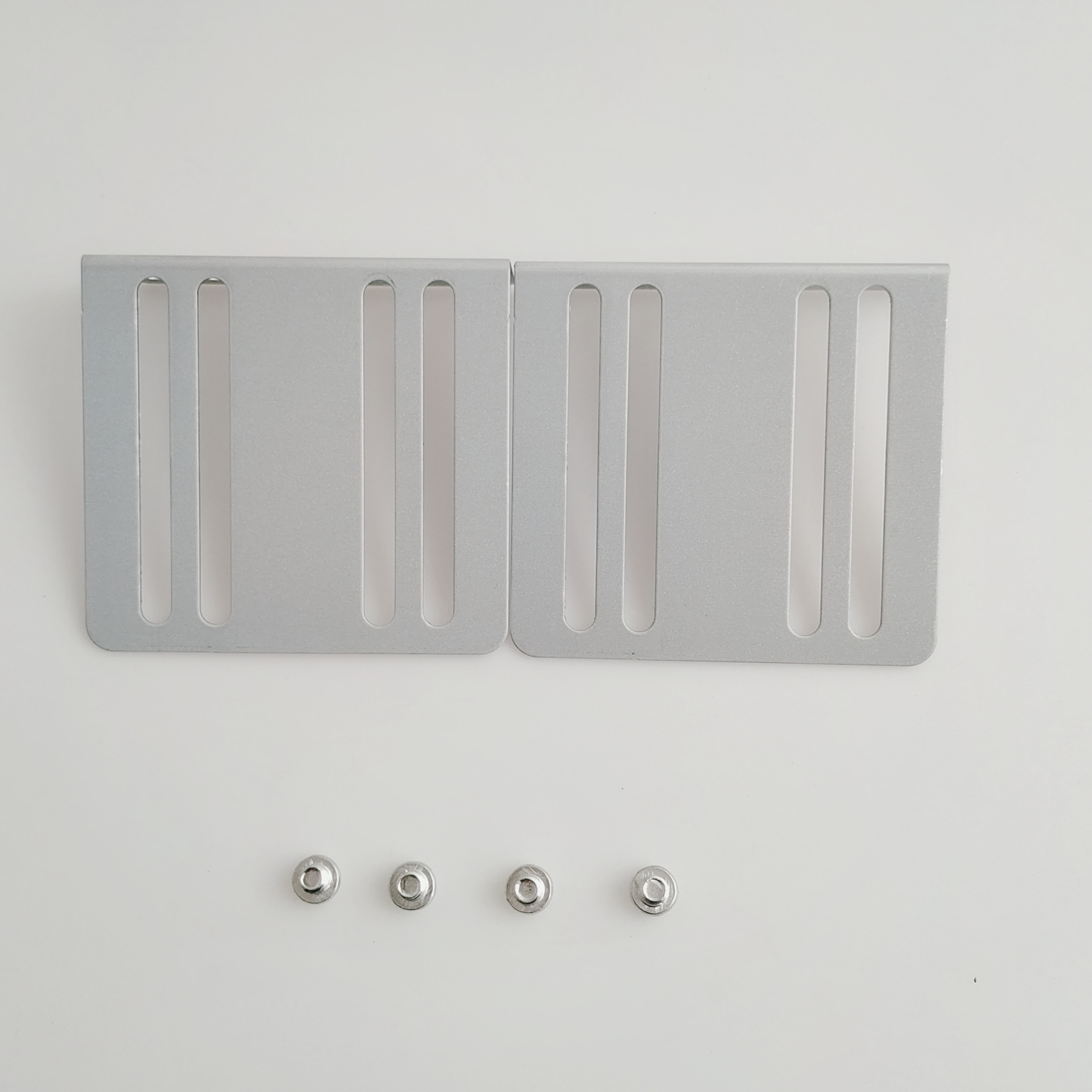 Soporte Universal 2 Din para Radio de coche MP5, navegación Android, accesorios de soporte izquierdo y derecho, herramientas de instalación rápida de 4 tornillos