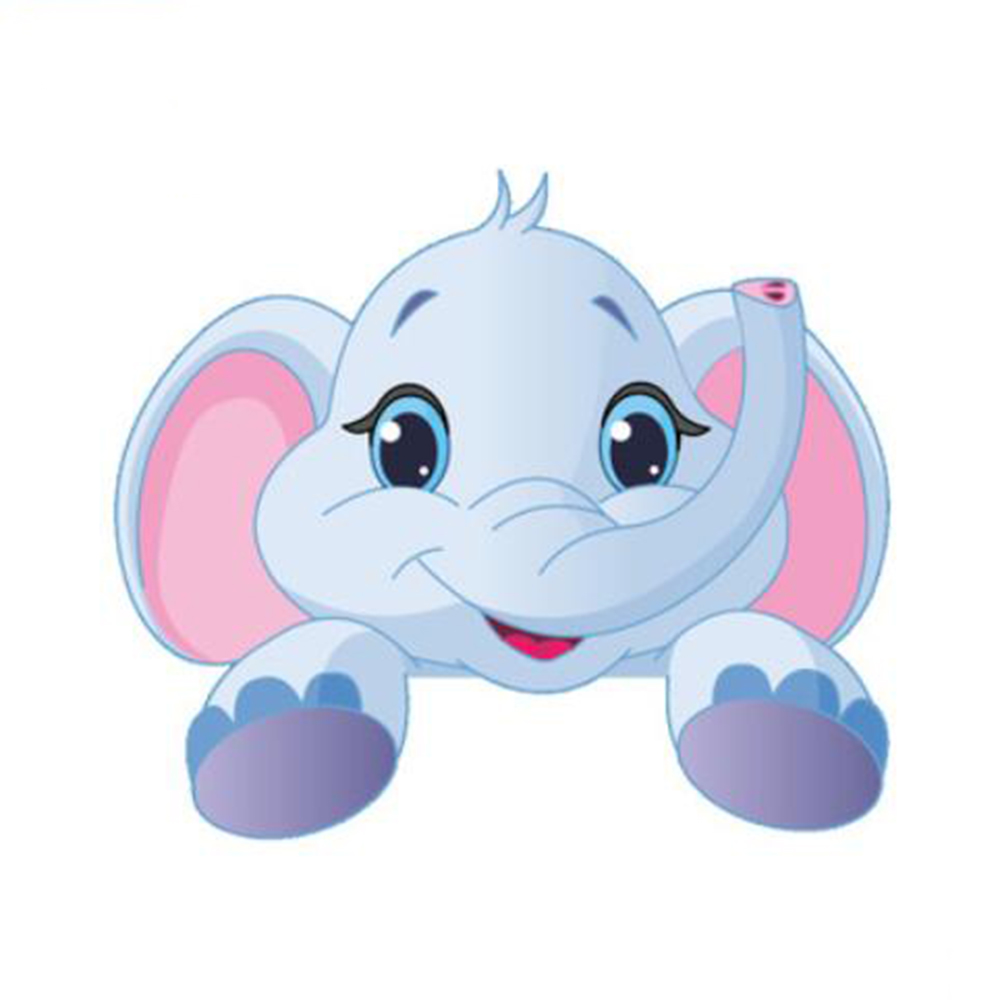 Cute Switch Stickers Cartoon Animals Elephant Cat Panda Giraffe Light Switch Sticker Decal Animal Art Mural Bedroom Home Decor: A