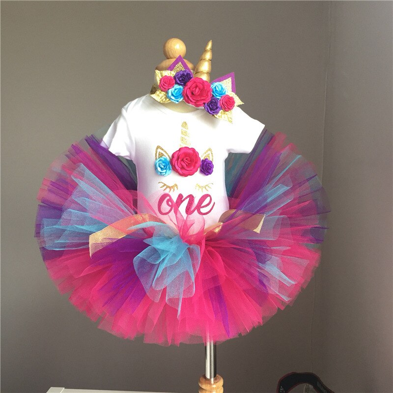Sommer mariehøne print outfits 3 stk jakkesæt baby piger kjole 1 års fødselsdag tøj polkaprikker spædbørn pige tøj nyfødt kjole