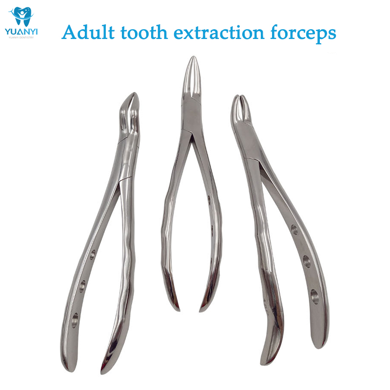 Szczypce stomatologiczne szczypce do ekstrakcji szczypce do zębów szczypce do zębów dentystycznych uniwersalne kleszcze do zębów zakrzywione szczękowe żuchwy