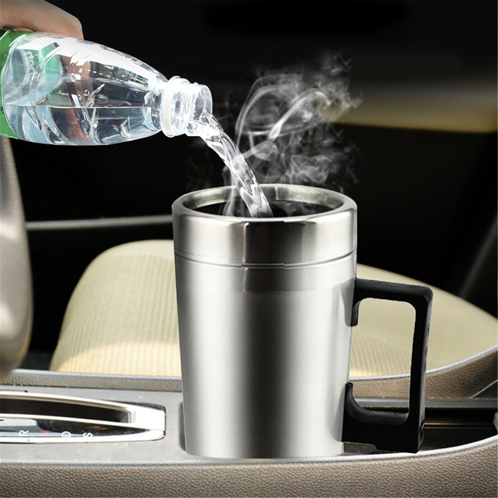 Boiling Mug Adjustable Temperature Car Heating Cup 12v Water Heater 300ML Portable Vehicle Electric Kettle For Coffee Tea Milk