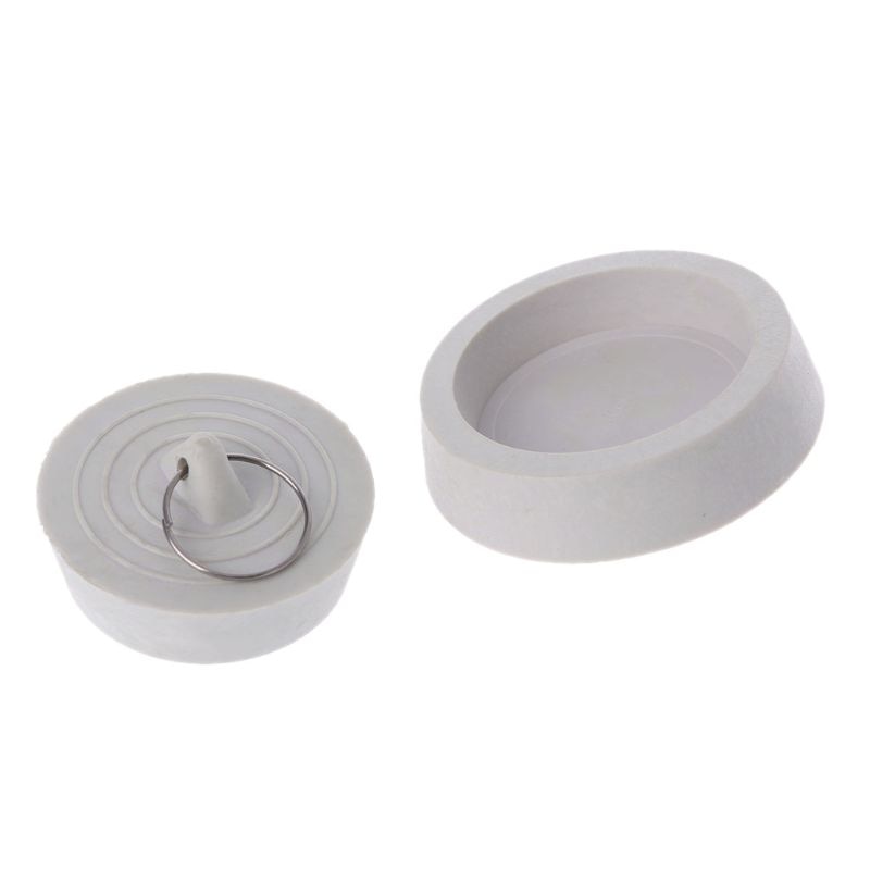 Rubber Sink Drain Stopper Plug With Hanging Ring For Bathtub Kitchen Bathroom