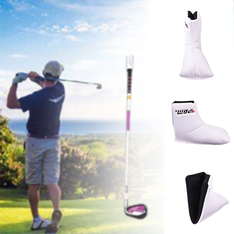 Golf Club Putter-funda de piel sintética con cierre magnético, accesorios para la cabeza, mango de Golf