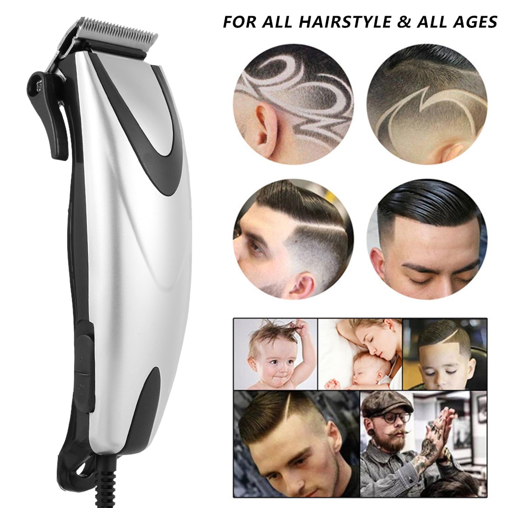 Tondeuse de cheveux professionnelle pour hommes, rasoir Kit tondeuse pour enfants et adultes, en Stock, ensemble de tondeuse à barbe