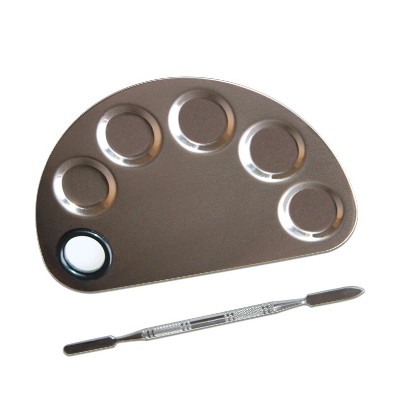 IMAGIC Professionelle machen-hoch Palette Schönheit Edelstahl machen-hoch Nagel Lidschatten Stiftung Mischen Palette Spachtel Kosmetische Werkzeuge: Ursprünglich Titel