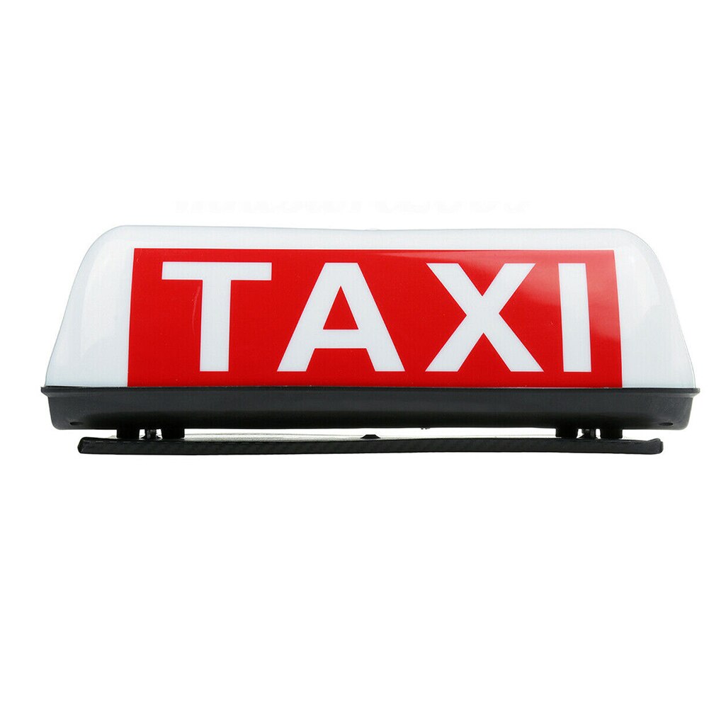 Vehicle Illuminated Cab Roof Taxi Top Light Sign Lamp Topper Replacement Waterproof Led Universal Magnetic Dome Accessories