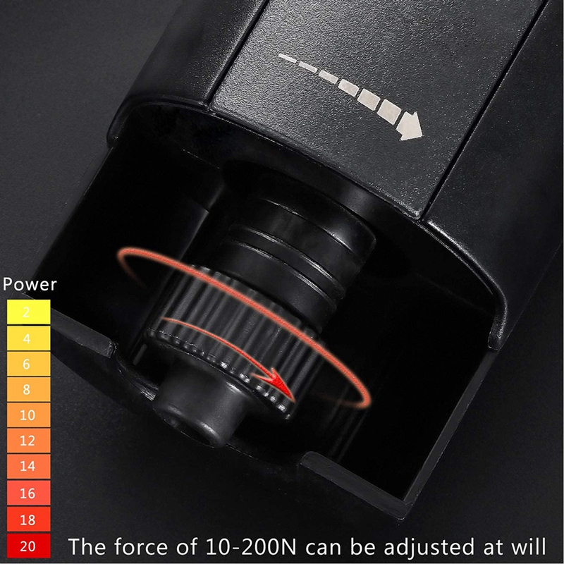 Adjustable Hydraulic Power Twister Arm Exerciser 22-440Lbs with LCD,Home Chest Expander Muscle Shoulder Training