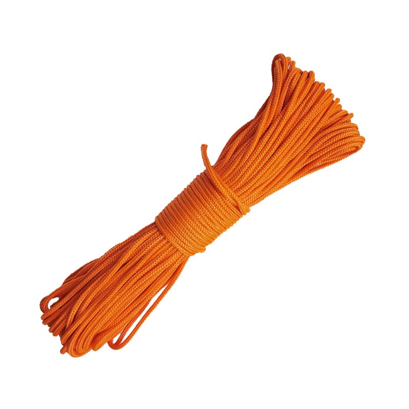 Dia 3 mm 5 10 20 30 metrów rdzeń spun linka spadochronowa smycz namiot liny dla Camping Clothesline DIY bransoletka: Pomarańczowy / 20 m