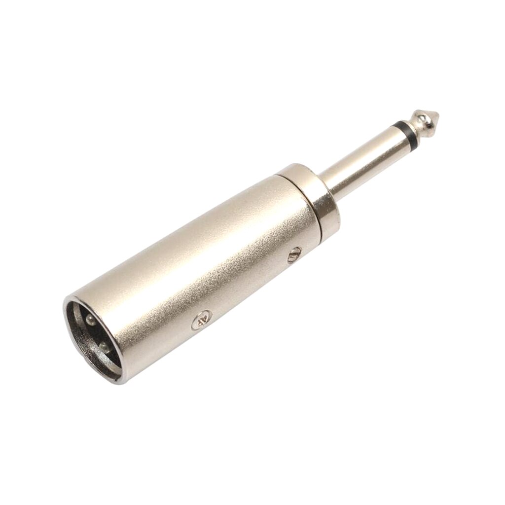 XLR 3 Pin Male to 1/4 "6.35mm Mono Male Plug Audio Cable Adapter