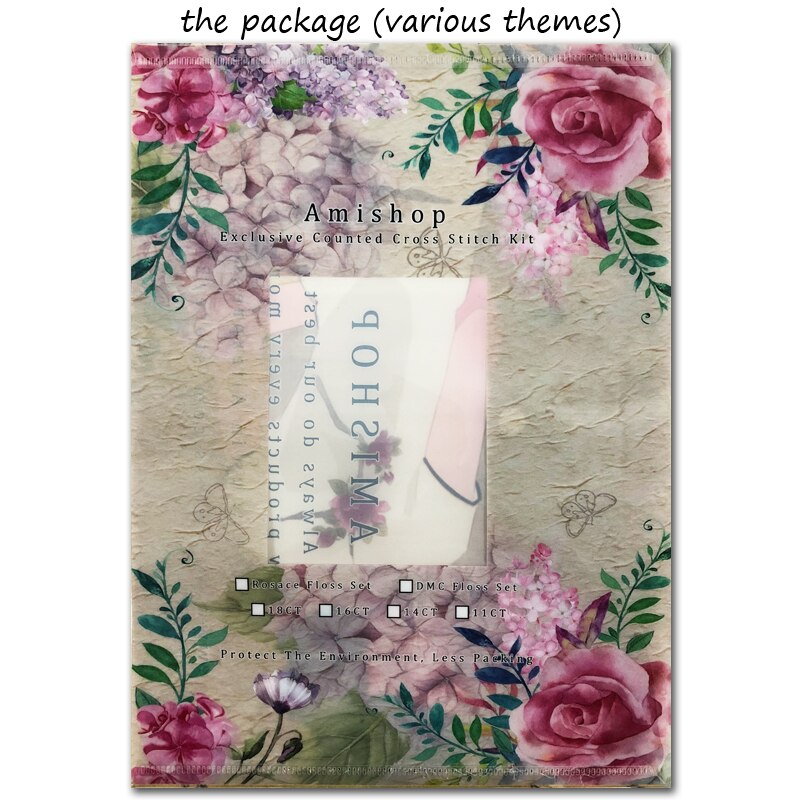 Top Lovely Counted Cross Stitch Kit Passion Flower Angel dim 35229