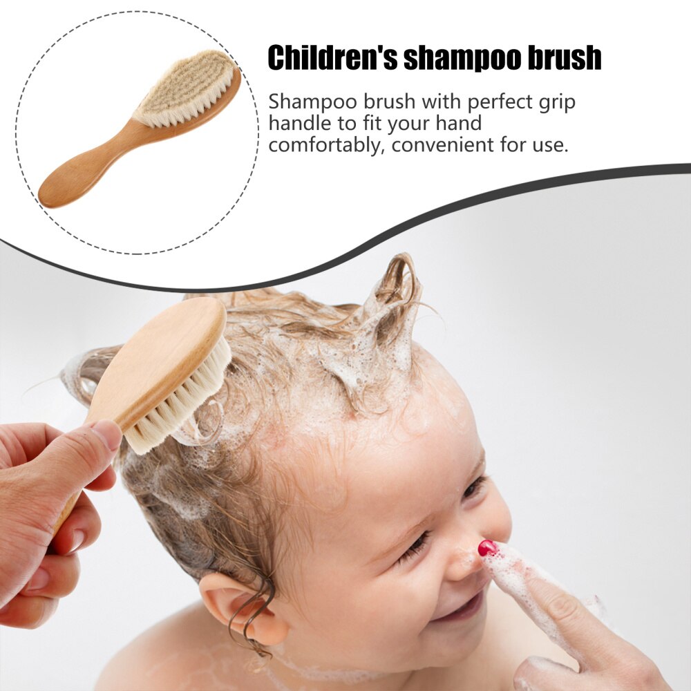 Masseren Bad Douche Shampoo Kam Grooming Borstel Voor Baby Baby Kids