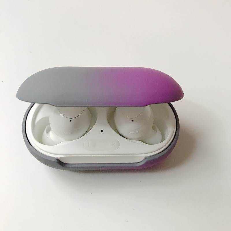 Gradient matte harde plastic hoes voor samsung galaxy buds+ plus oordopjes, beschermhoes voor galaxy buds hoesje: Galaxy buds plus / T2