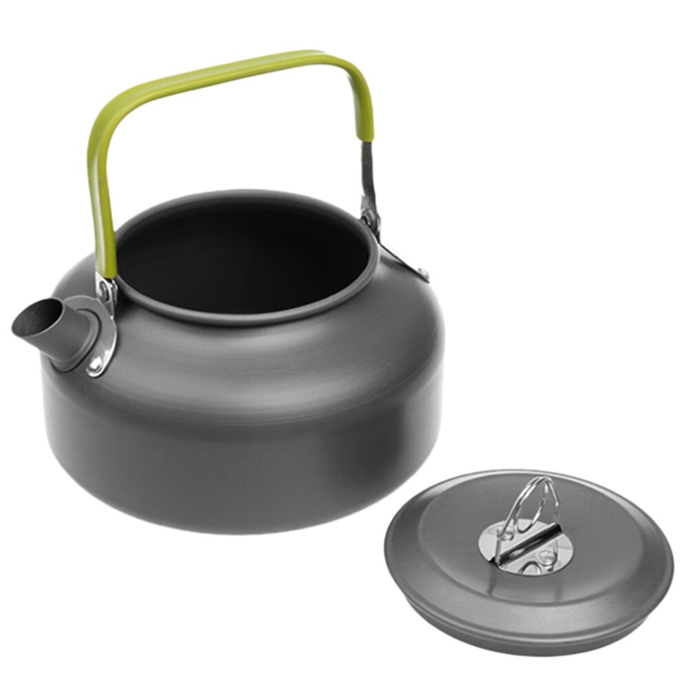 1.6l vattenkokare bärbar ultralätt titainum eller aluminium camping vattenkokare utomhus kaffekanna tekanna hem vandring och picknick