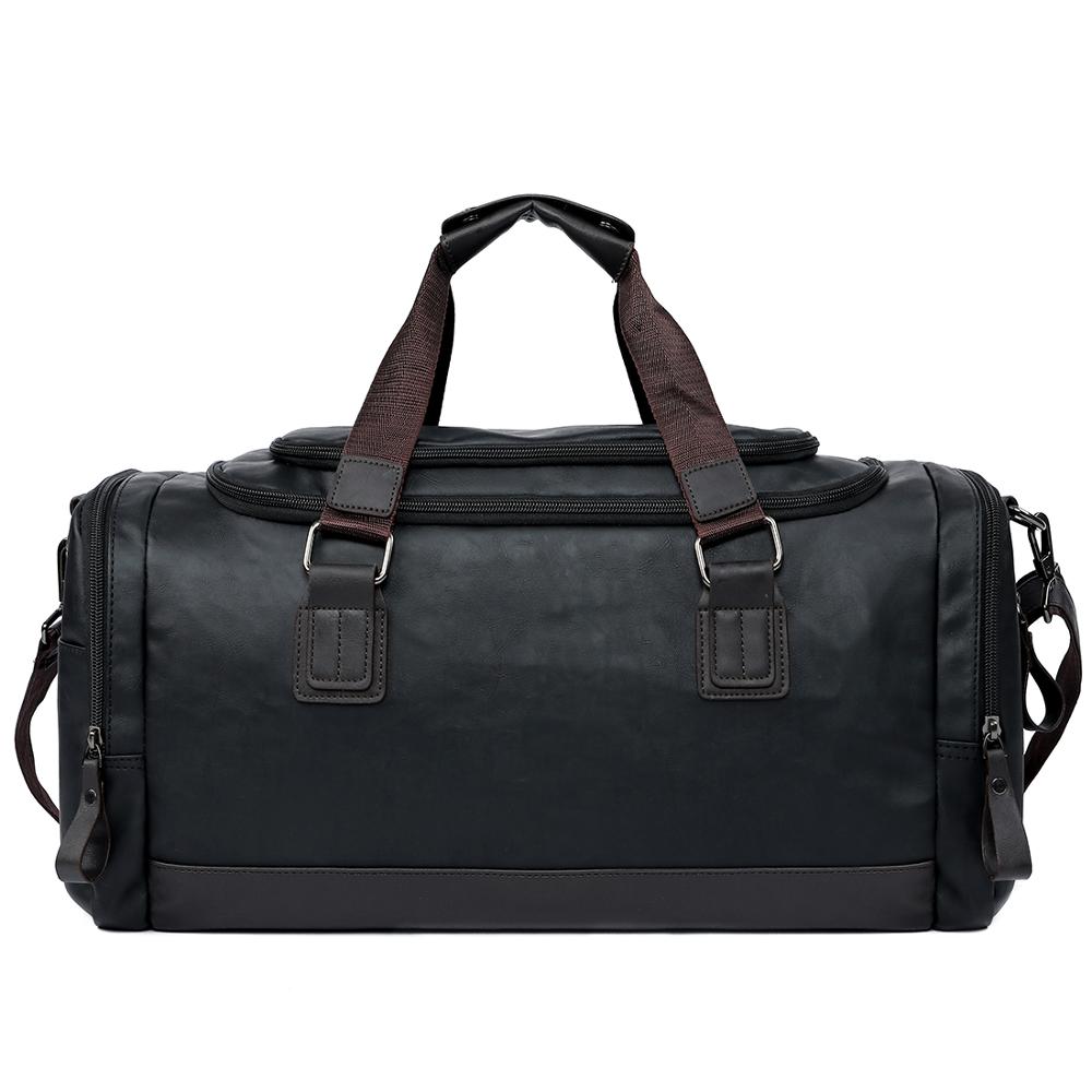 VICUNA POLO grande capacité hommes sacs de voyage Simple contraste noir sac polochon pour voyage décontracté voyage sac pour homme