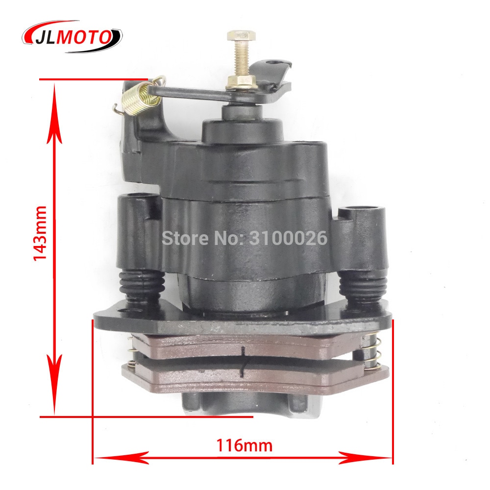 90mm Right Rear Brake Caliper Fit For 230mm Brake Disc ATV Jinling 250cc parts EEC JLA-21B Buggy Quad Bike Parts