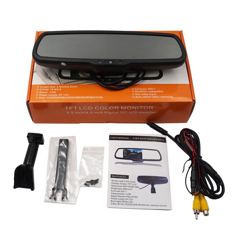 Monitor LCD TFT 10 Con 2 Ingressi Video AUTO CAMPER POGGIATESTA Vi Security Questo Monitor 10 Pollici E Dotato Di Uno Schermo 7426994375826