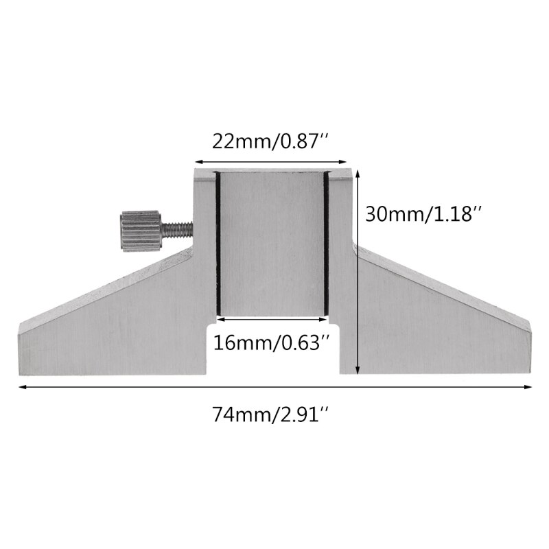 Depth Base Attachment for 6\" 8\" Digital Caliper Vernier Gage Gauge T-bar Tool F3MB