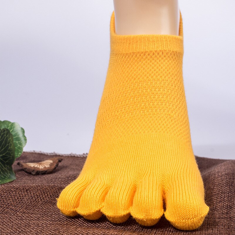 Vrouwen Lente Zomer Katoen Tenen Sokken Meisjes Zweet-Absorptie Vijf Vinger Sokken Vrouwelijke Comfortabele Vijf Tenen Sokken WSB001