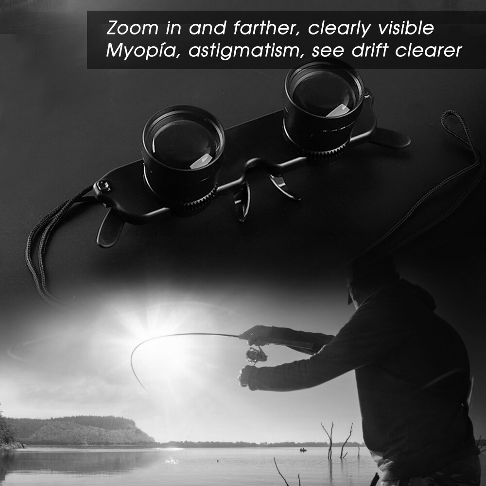 Outdoor Hd Vissen Telescoop Draagbare Zoomable Bril Zonnebril Waargenomen Boei Bijziendheid Vergrootglas Verrekijker Optics Telescoop