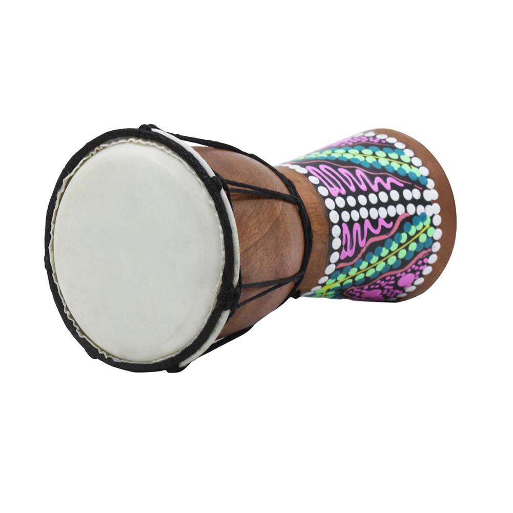 Djembe de 4 pulgadas, Tambor Africano , Bongo, instrumentos musicales de madera, instrumentos de percusión
