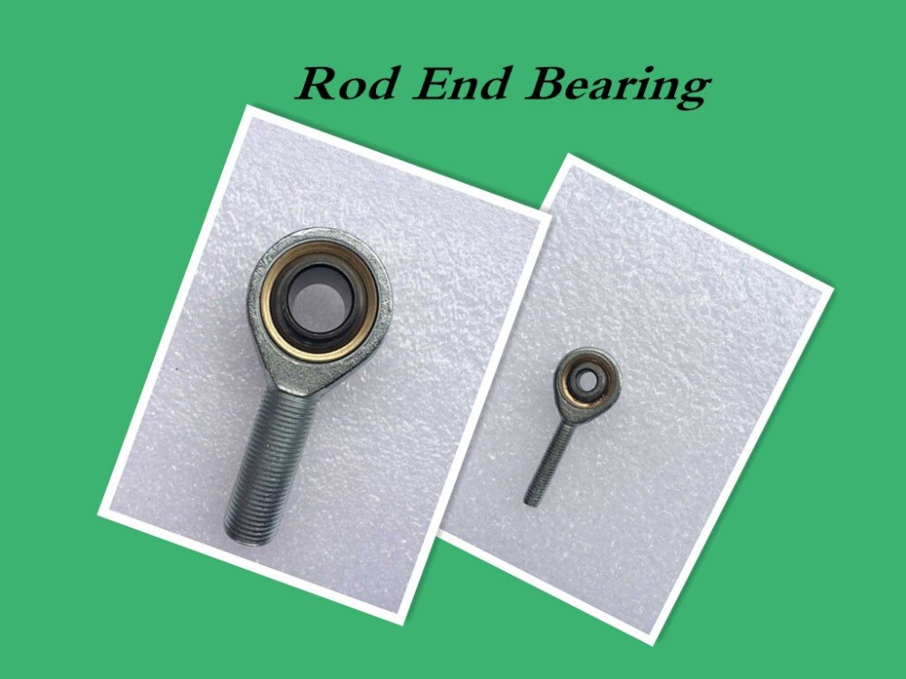 2pcs SA16T/K1 6mm Male Threaded Rod End Joint Bearing M16*2