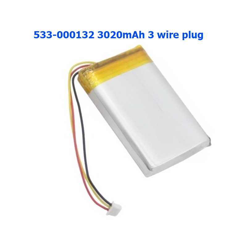 Til logitech  g533 g933 530 bluetooth-øretelefoner 533-000132 trådløse øretelefoner 3020 mah 3 -trådsstik med polymer-lithiumbatteri