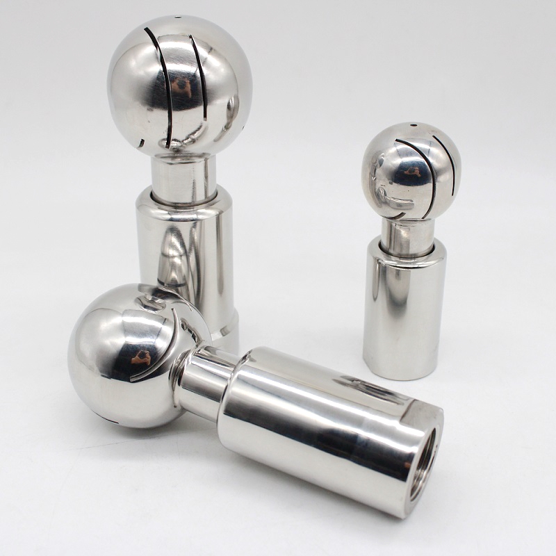BSP1/2&quot;-2&quot; Inch SS304 Stainless Rotary Spray Ball Sanitary Female Thread CIP Tank Cleaning Head 360 Degree Coverage Wash Fitting
