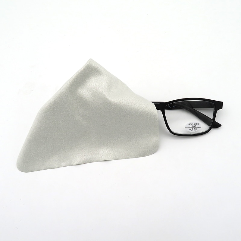 Paño de gamuza de microfibra para limpieza de lentes, lentes de lectura para miopía, gafas de sol, cámara de teléfono, limpiador de ordenador (10 piezas/20 piezas), 17x14,5 cm