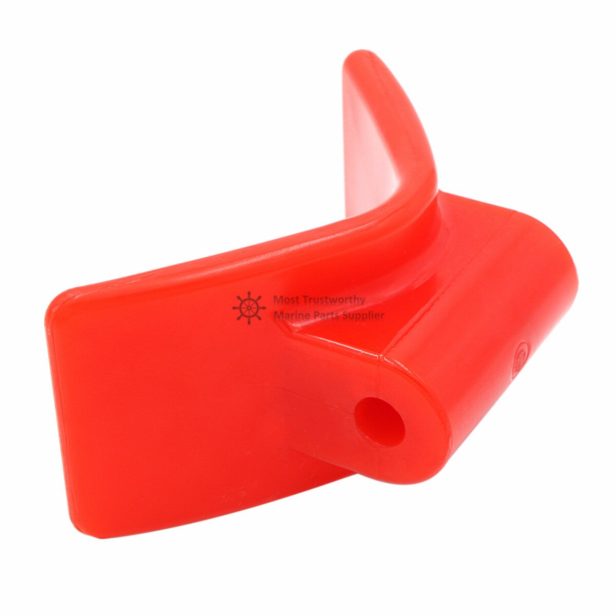 3" Polyurethane 'V' Bow Stop Roller for Boat Trailer Non Marking Yellow Orange