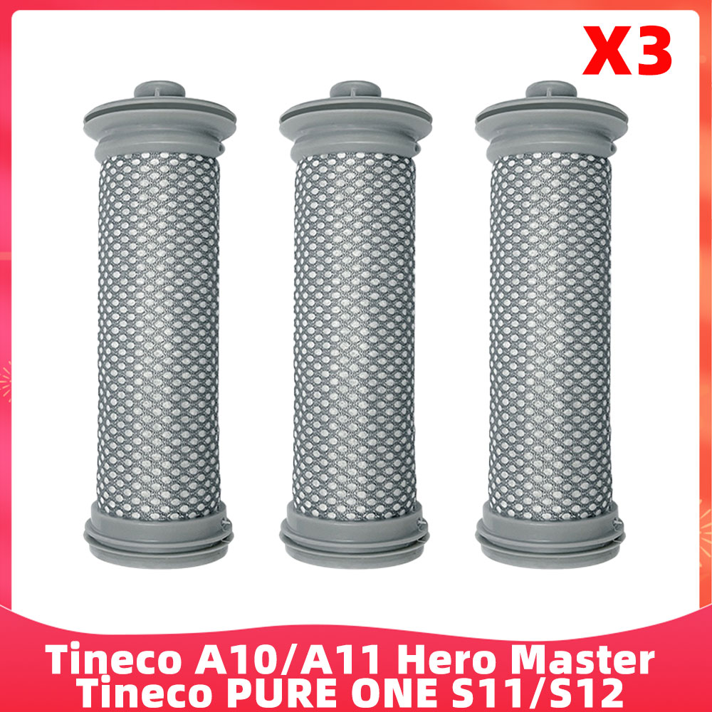Apto para Tineco A10/A11 Hero Master/PURE ONE S11/S12 Series aspiradoras inalámbricas repuesto cepillo rodillo prefiltro Hepa: Verde claro