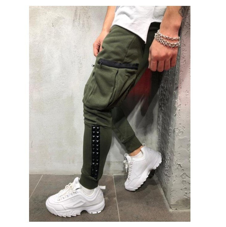 Extérieur Printemps Automne hommes attaché extérieur pantalon version Coréenne de pantalons décontractés hommes pantalons de fitness