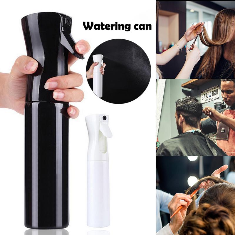 1 Pcs White Hair Spray Bottle Water Mist Spray Bottle Empty Fine Aerosol Trigger Sprayer for Taming Hair