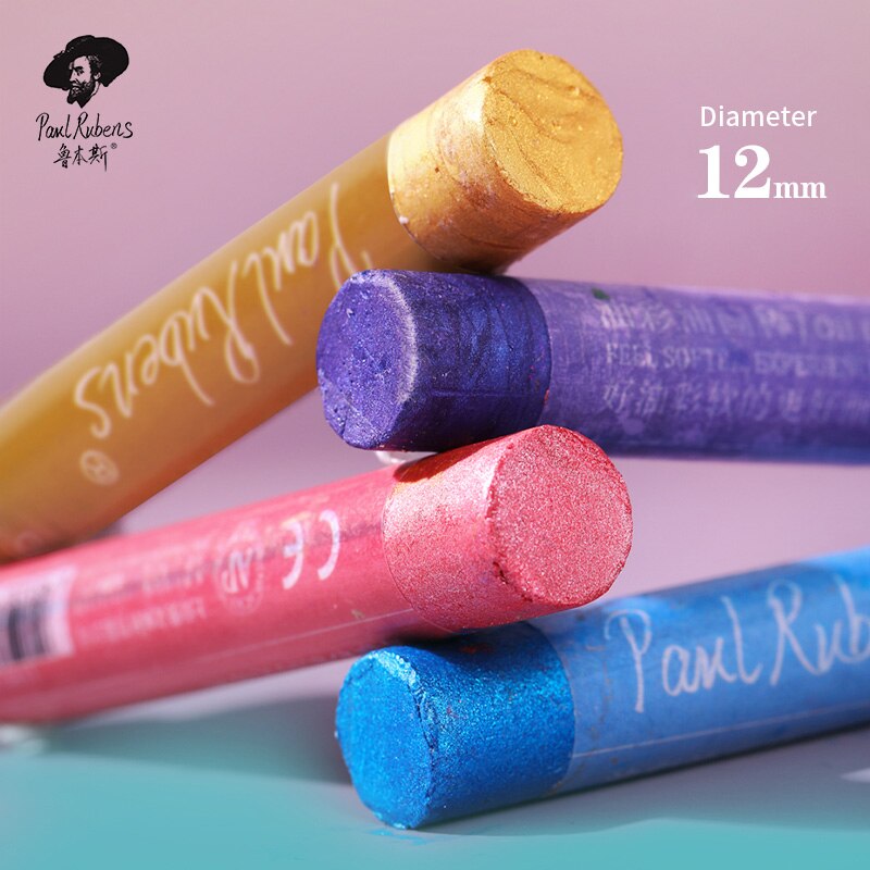 Paul Rubens Olie Pastel Zachte Profesional Kleurpotloden 36 Metallic Kleuren Set Voor Art Vriend Tekening Schilderen Leveringen Voor Kunstenaar