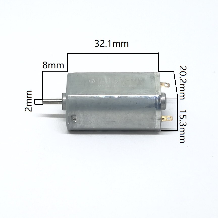1 stk dc motor ff -180sh-2290 1.5-6 vdc motor til elektrisk tannbørste/elektrisk hårklipper/elektrisk barbermaskin 180