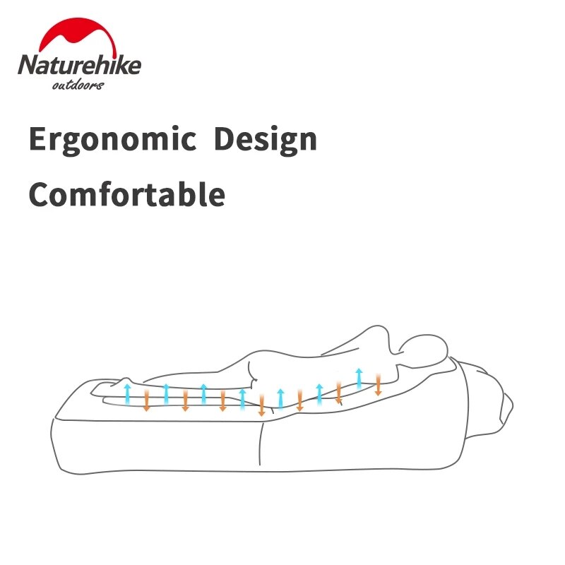 Naturehike Waterproof Portable Double Layer Inflatable Sofa Bed Lunch Break Beach Lazy Air Cushion Chair