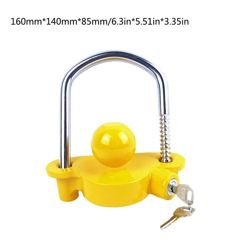 Universal Anti-Theft Lock Hitch Coupling Lock Trailer Parts Tow Ball Caravan Camping Anti Theft Trailer Accessories