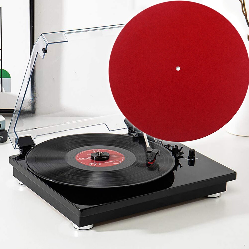Felt Turntable Platter Mat Audiophile Anti-Static LP Vinyl Turntable Record Player Pad for Phonographs Record Slipmat