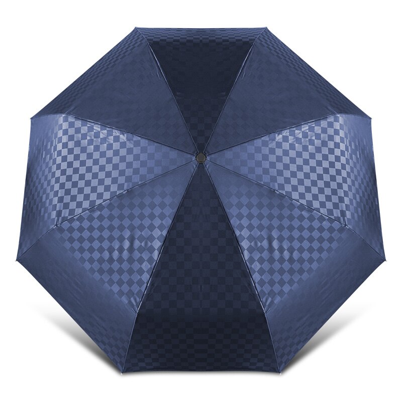 Paraguas automático de 120cm para hombre y mujer, Paraguas familiar grande para exteriores, a prueba de viento, rejilla de , de negocios: GT1111-Blue