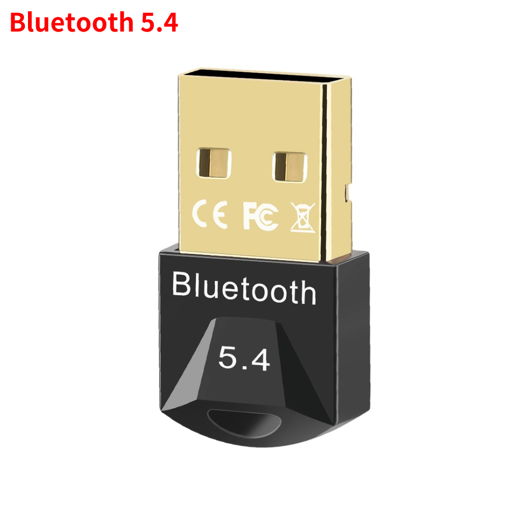 Bluetooth Adapter for Pc Usb Bluetooth 5.4 5.3 Dongle Receiver for Speaker Mouse Keyboard Music Audio Transmitter: Red