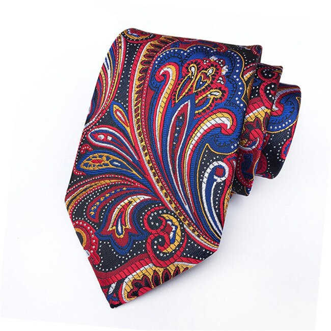Ties for Men Wedding Business Formal Wear Neckties Polyester Jacquard Ties 8 CM Neckwear Men: 02