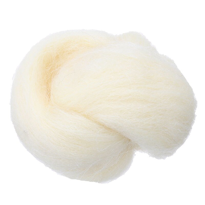 7Pcs 35G Vilten Wol Fiber Naaldvilten Natuurlijke Collection Voor Dier Projecten Vilten Wol Voor Handwerken Gemengde Kleur