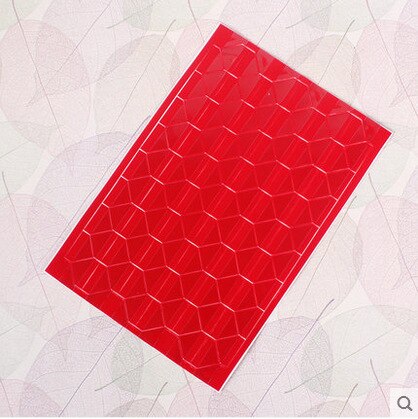 PVC Stickers DIY Photo Albums Frame Corner Paste Manual Photo Album Picture Decoration Accessories: red