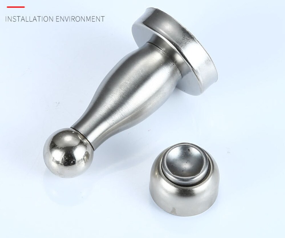 Stainless Steel Door Anti-collision Door Bump Home Strong Magnetic Door Bump