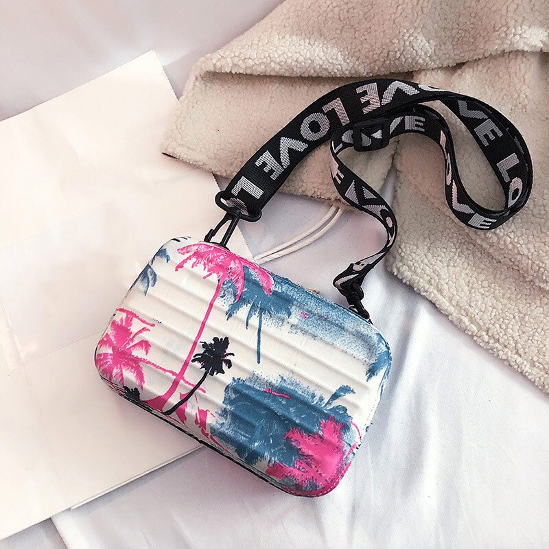 Mini-schultertasche im quadratischen design für damen, hübsche umhängetasche in cartoon-farben, ideal für #39: 03