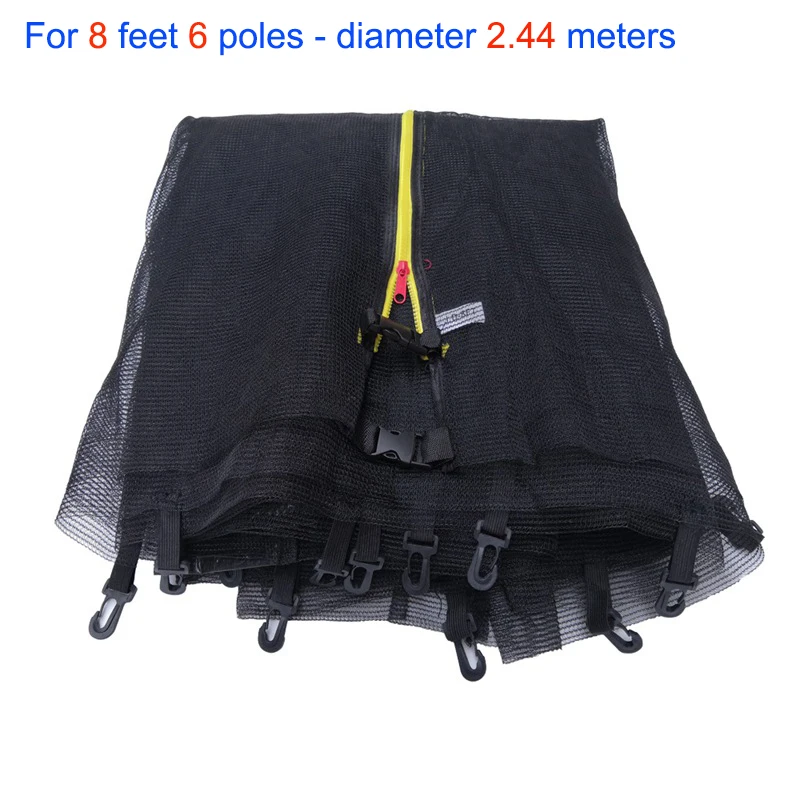 Guard Net Long Lifespan Nylon Breathable Round Trampoline Replacement Safety Enclosure-Net Trampolines Guard Net For Garden: Yellow