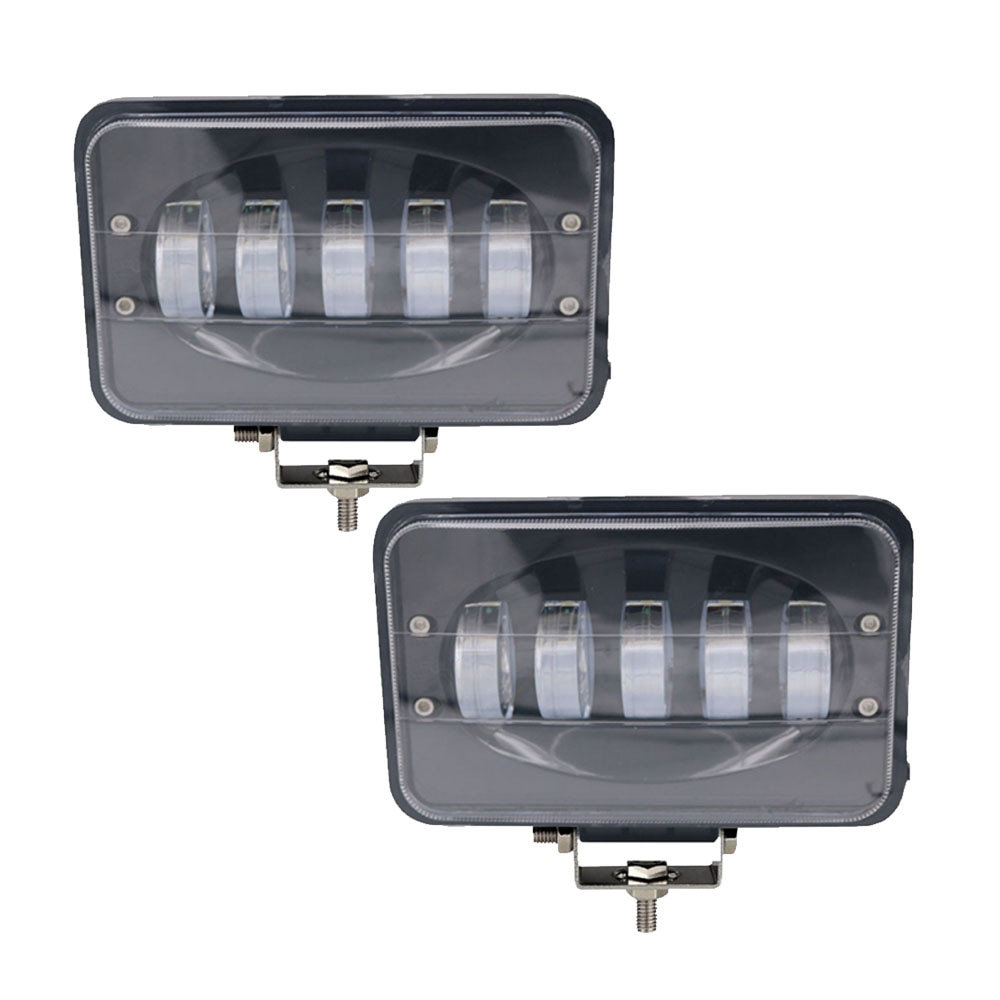 Yait bil led light bar 50w 6 tum led arbetsljus översvämningslampa för bil lastbil trailer suv offroads båt 12v 24v 4 x 4 4wd